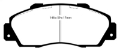 Picture of EBC 97-01 Acura Integra Type R Bluestuff Front Brake Pads