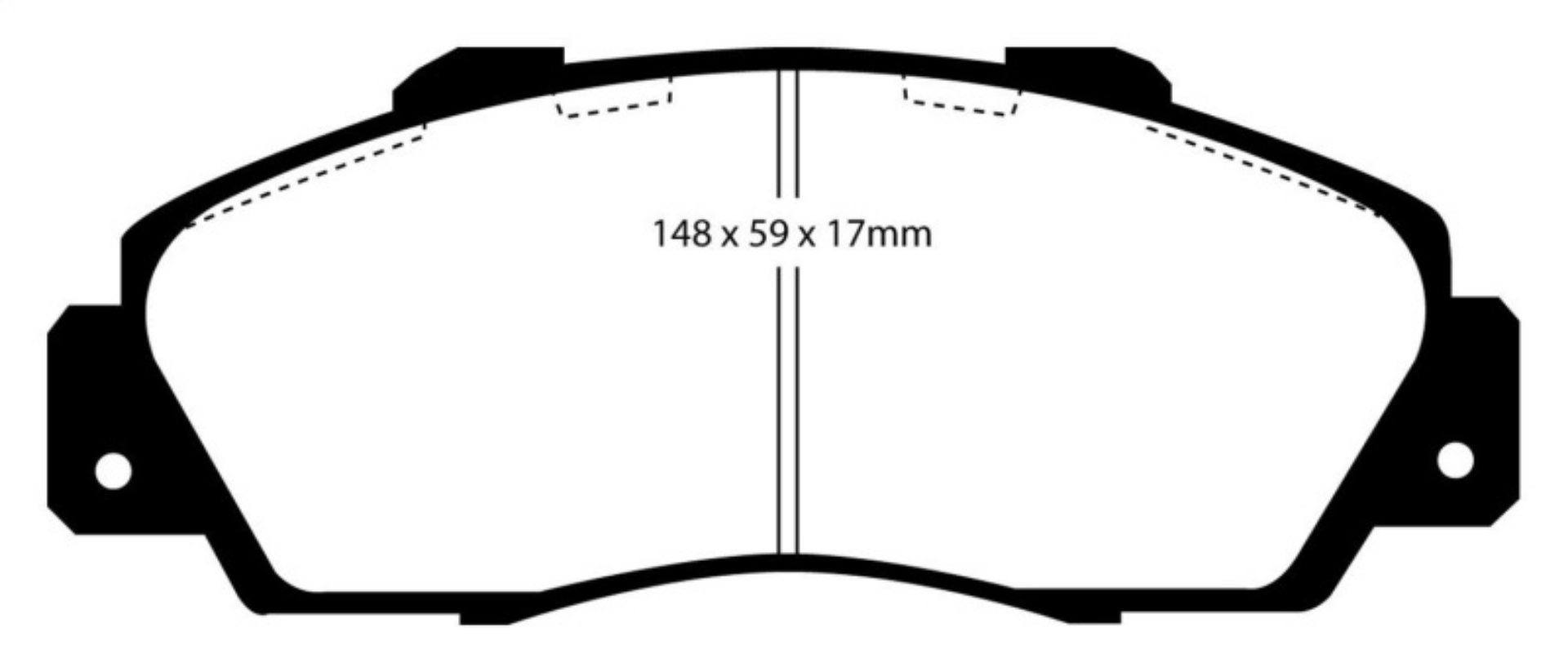 Picture of EBC 97-01 Acura Integra Type R Bluestuff Front Brake Pads