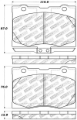 Picture of StopTech 05-12 Acura RL Street Select Front Brake Pads