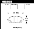 Picture of Hawk 17-19 Fiat 124 Spider DTC-60 Front Brake Pads