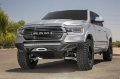 Picture of Addictive Desert Designs 19 Ram 1500 Stealth Fighter Front Bumper w- Winch Mount & Sensor Cut Outs