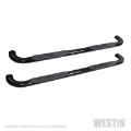 Picture of Westin 2019 Chevrolet Silverado-Sierra 1500 Crew Cab Platinum 4 Oval Nerf Step Bars - Black