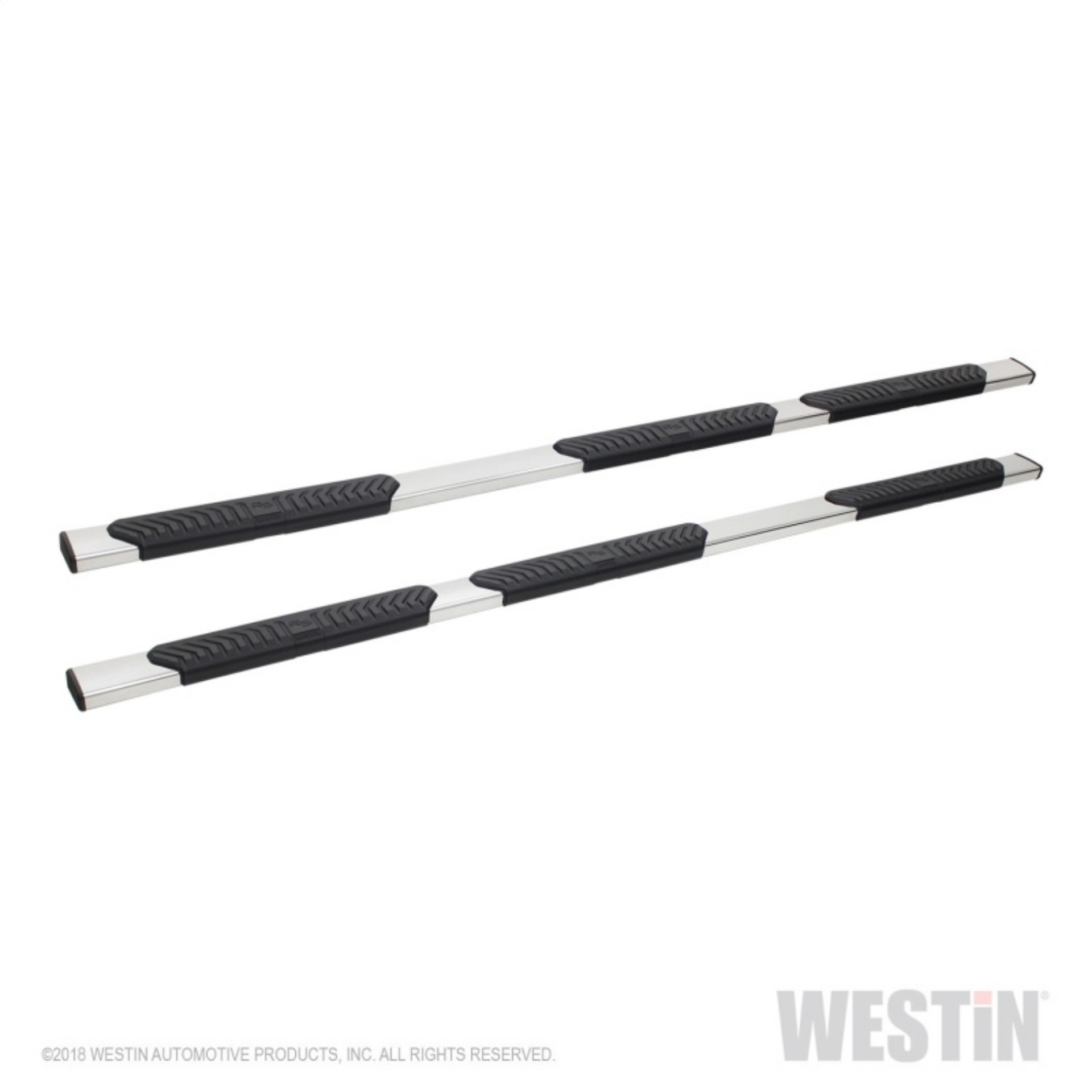 Picture of Westin 2019 Chevrolet Silverado-Sierra 1500 Crew Cab 5-5ft R5 Modular Nerf Step Bars - SS
