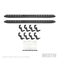 Picture of Westin 2019 Chevrolet Silverado-Sierra 1500 Crew Cab Thrasher Running Boards - Textured Black