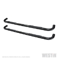 Picture of Westin 2019 Chevrolet Silverado-Sierra 1500 Crew Cab E-Series 3 Nerf Step Bars - Black