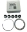 Picture of BBS PFS KIT - Tesla Model S - Includes 64-1mm ID Ring - Retaining Clip - Lug Nuts