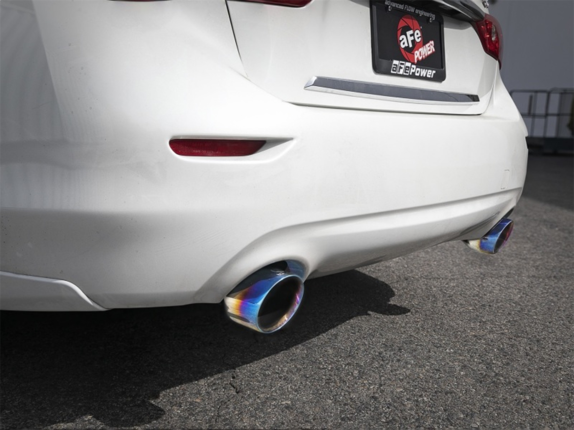 Picture of aFe Takeda 2-5in 304 SS Axle-Back Exhaust w- Blue Flame Tips 16-18 Infiniti Q50 V6-3-0L tt