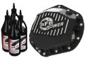 Picture of aFe Power Pro Series Rear Differential Cover Black w-Machined Fins & Gear Oil 14-18 RAM 6-7L Diesel