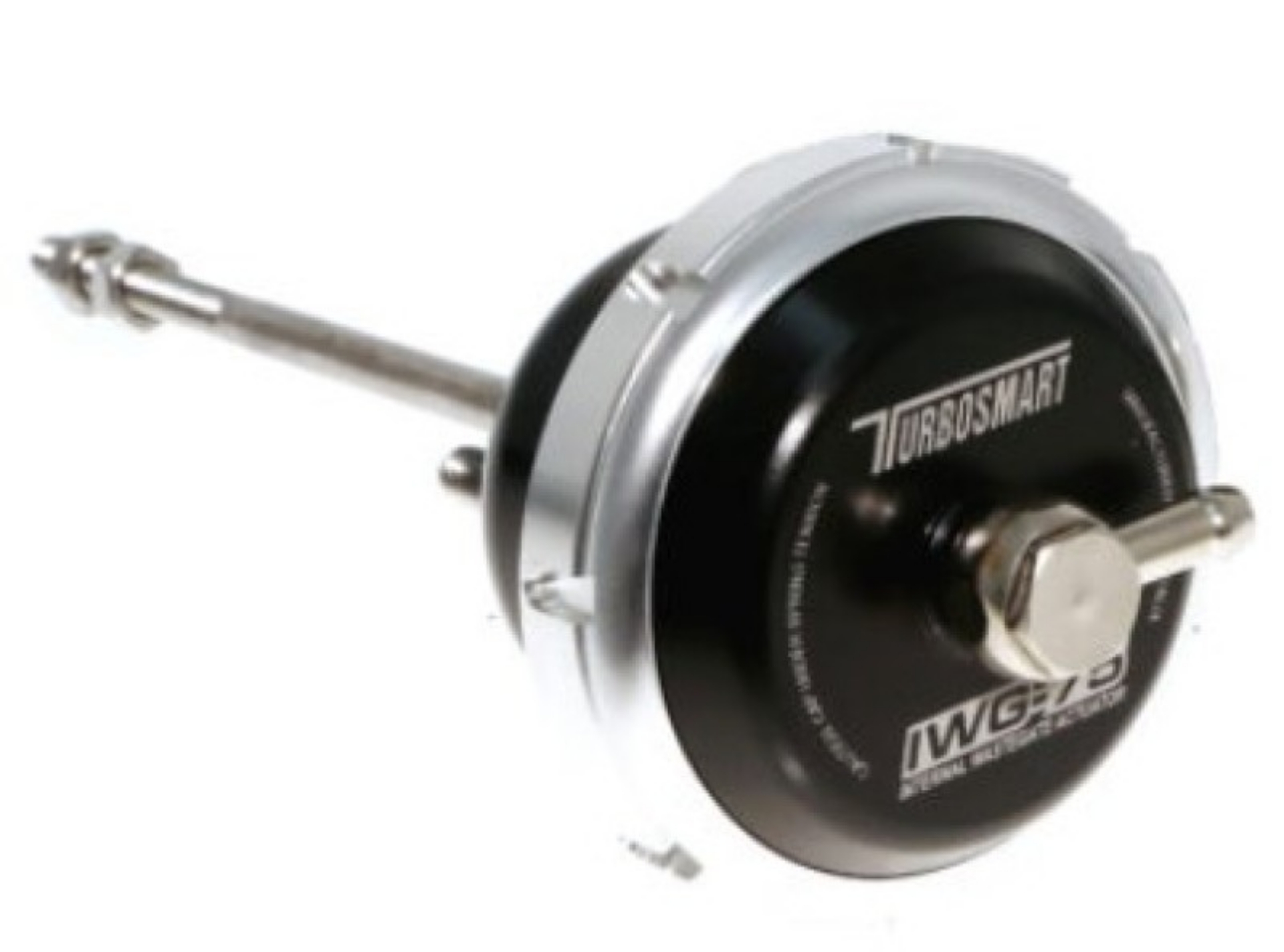 Picture of Turbosmart Universal IWG75 Borg Warner B1 120mm Rod Black 24PSI Internal Wastegate S-O No Cancel