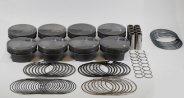 Picture of Mahle MS Piston Set BBC 540ci 4-500in Bore 4-25in Stroke 6-385in Rod -990 Pin 13cc 10-5 CR Set of 8