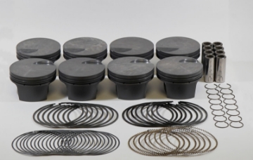 Picture of Mahle MS Piston Set BBC 508ci 4-500in Bore 4-00in Stroke 6-385in Rod 0-990 Pin -3cc 8-9 CR Set of 8