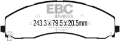 Picture of EBC 2017+ Ford F-450 Bluestuff Front Brake Pads