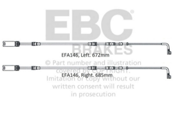 Picture of EBC 2008-2010 BMW M3 4-0L E90 Front Wear Leads