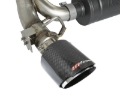 Picture of aFe Takeda 3in 304 SS Axle-Back Exhaust System w- Carbon Fiber Tips 16-18 Ford Focus RS I4-2-3L t