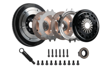 Picture of DKM Clutch VW Corrado-GTI 2-8L VR6 Twin Disc MR Clutch Kit w-Flywheel 650 ft-lbs Torque