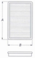 Picture of BMC 03-07 Hyundai Avante III 1-6L Replacement Panel Air Filter