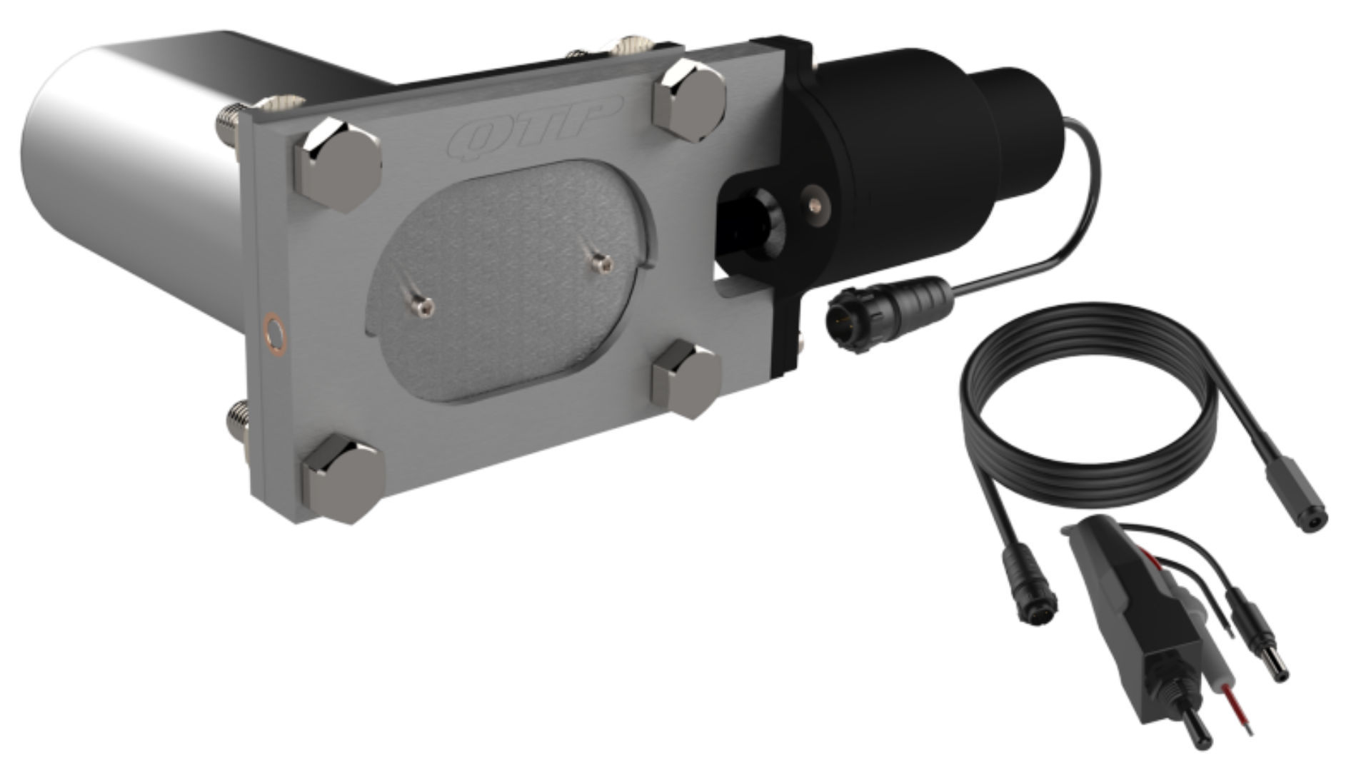 Picture of QTP Bolt-On QTEC Low Profile Oval Electric Cutout Valve