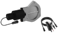 Picture of QTP 4in Bolt-On QTEC Electric Cutout Valve w-Flange - Single