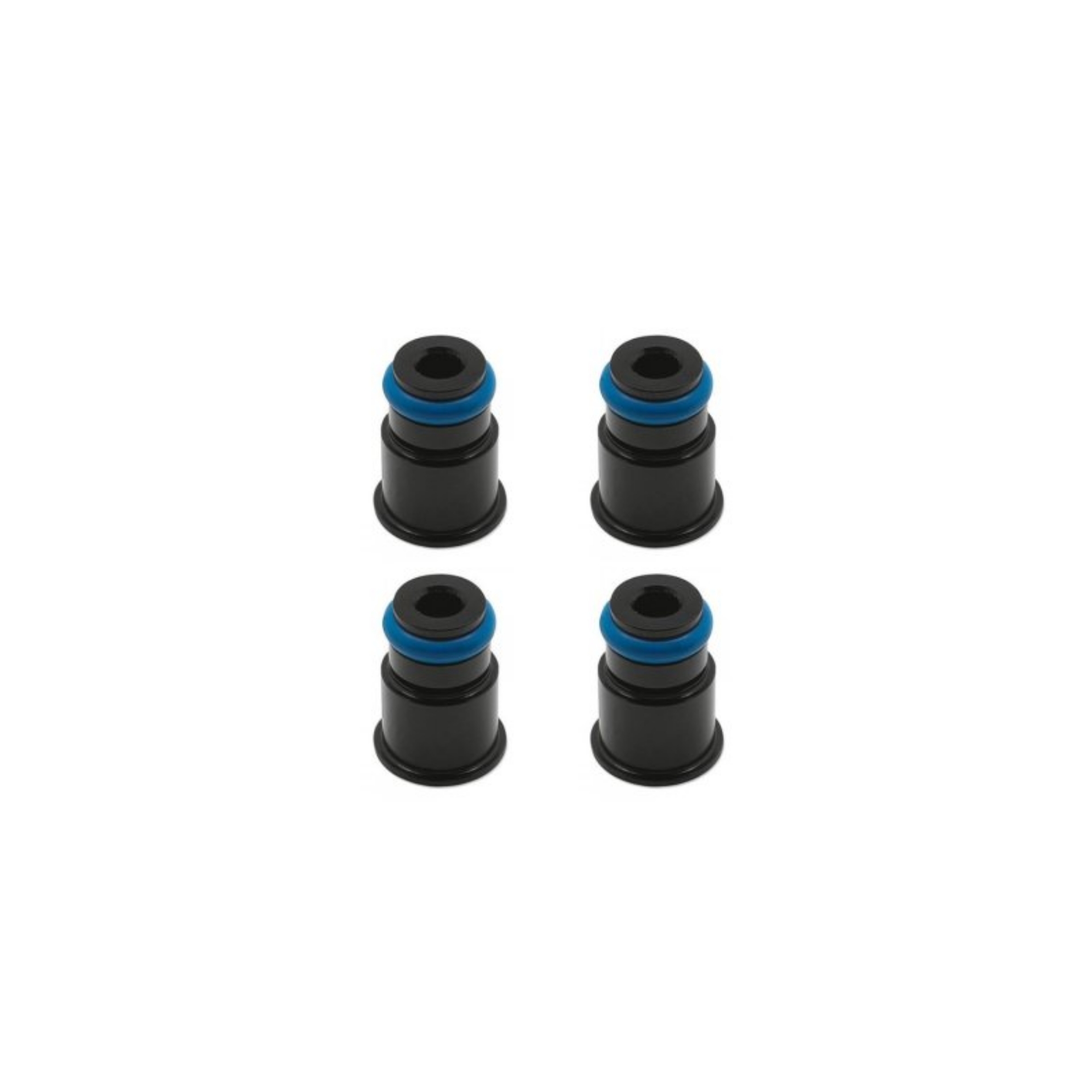 Picture of BLOX Racing 11mm Adapter Top 1-2in w-Viton O-Ring & Retaining Clip Set of 4