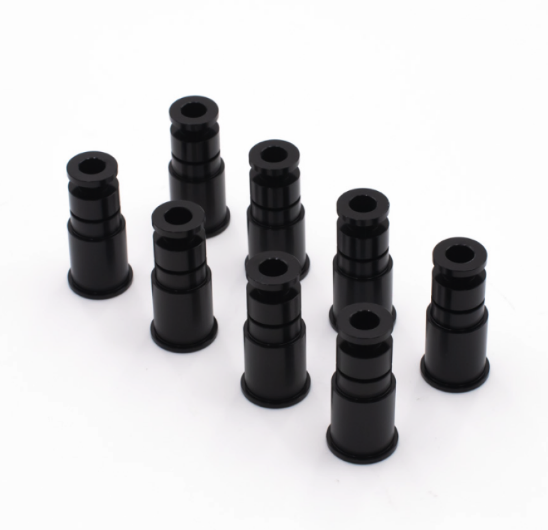 Picture of BLOX Racing 14mm Adapter Top 1in w-Viton O-Ring & Retaining Clip Set of 4