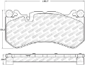 Picture of StopTech Street Select 14-18 Audi RS7 Front Brake Pads