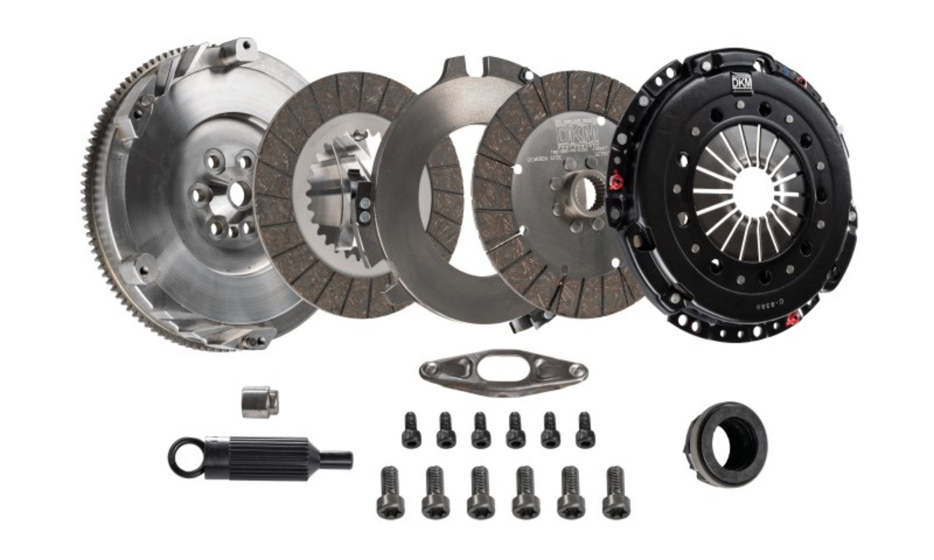 Picture of DKM Clutch BMW F22-F23 M 235i MS Organic Twin Disc Clutch Kit w-Flywheel 660 ft-lbs Torque