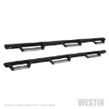 Picture of Westin-HDX 17-18 Ford F-250-350 Crew Cab 6-75ft Bed Stainless Drop Nerf Step Bars - Textured Black