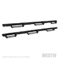 Picture of Westin-HDX 17-18 Ford F-250-350 Crew Cab 6-75ft Bed Stainless Drop Nerf Step Bars - Textured Black