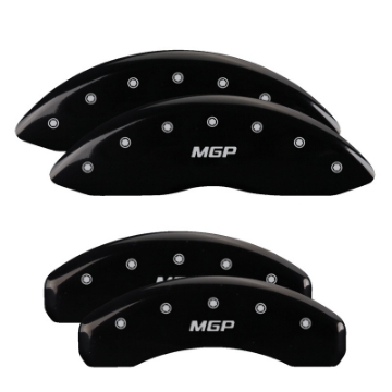 Picture of MGP 4 Caliper Covers Engraved F&R MGP Black Finish Silver Characters 11-18 Dodge Durango