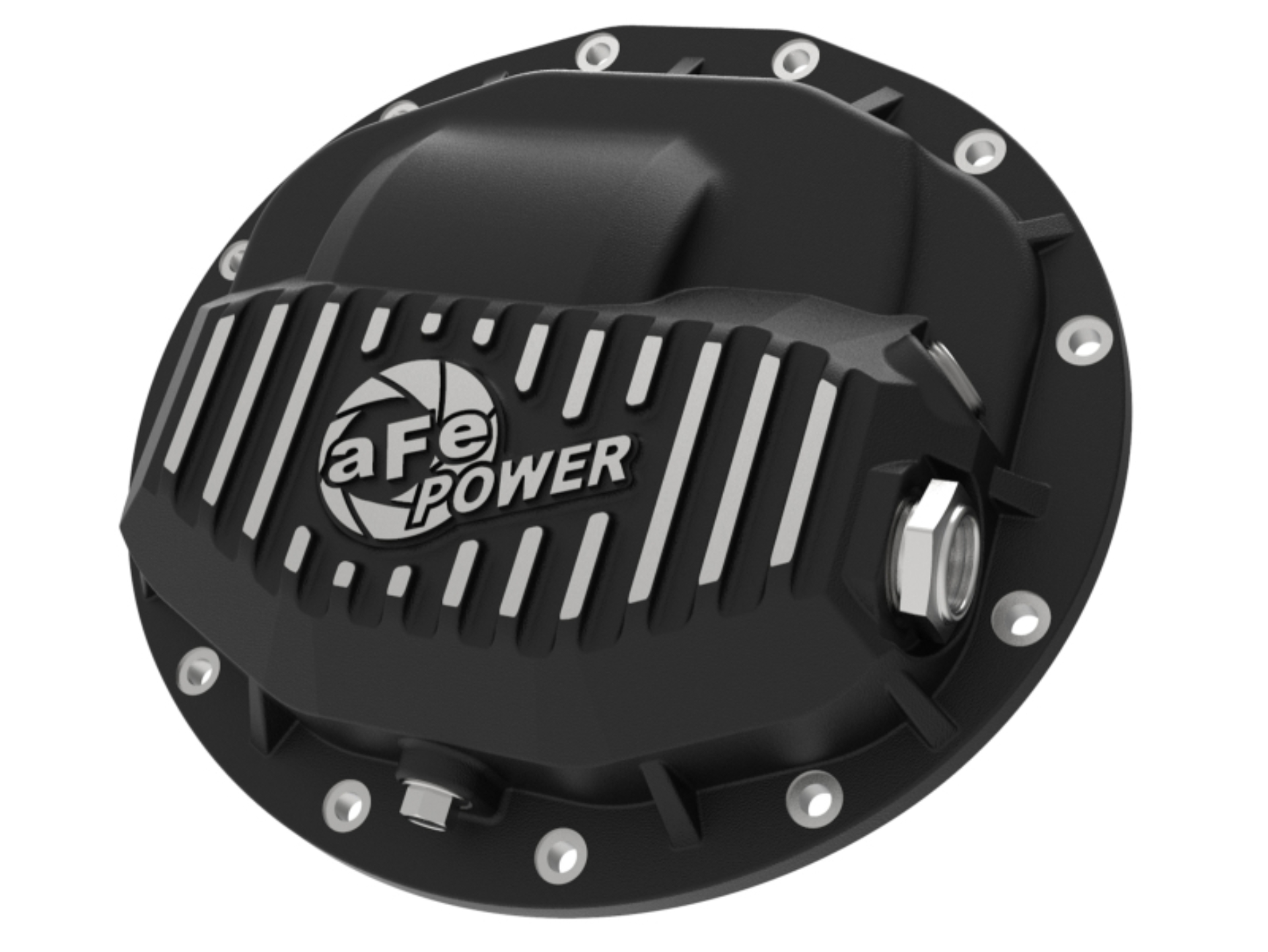 Picture of aFe Power Pro Series Rear Differential Cover Black w- Machined Fins 13-18 RAM Diesel Trucks L6-6-7L