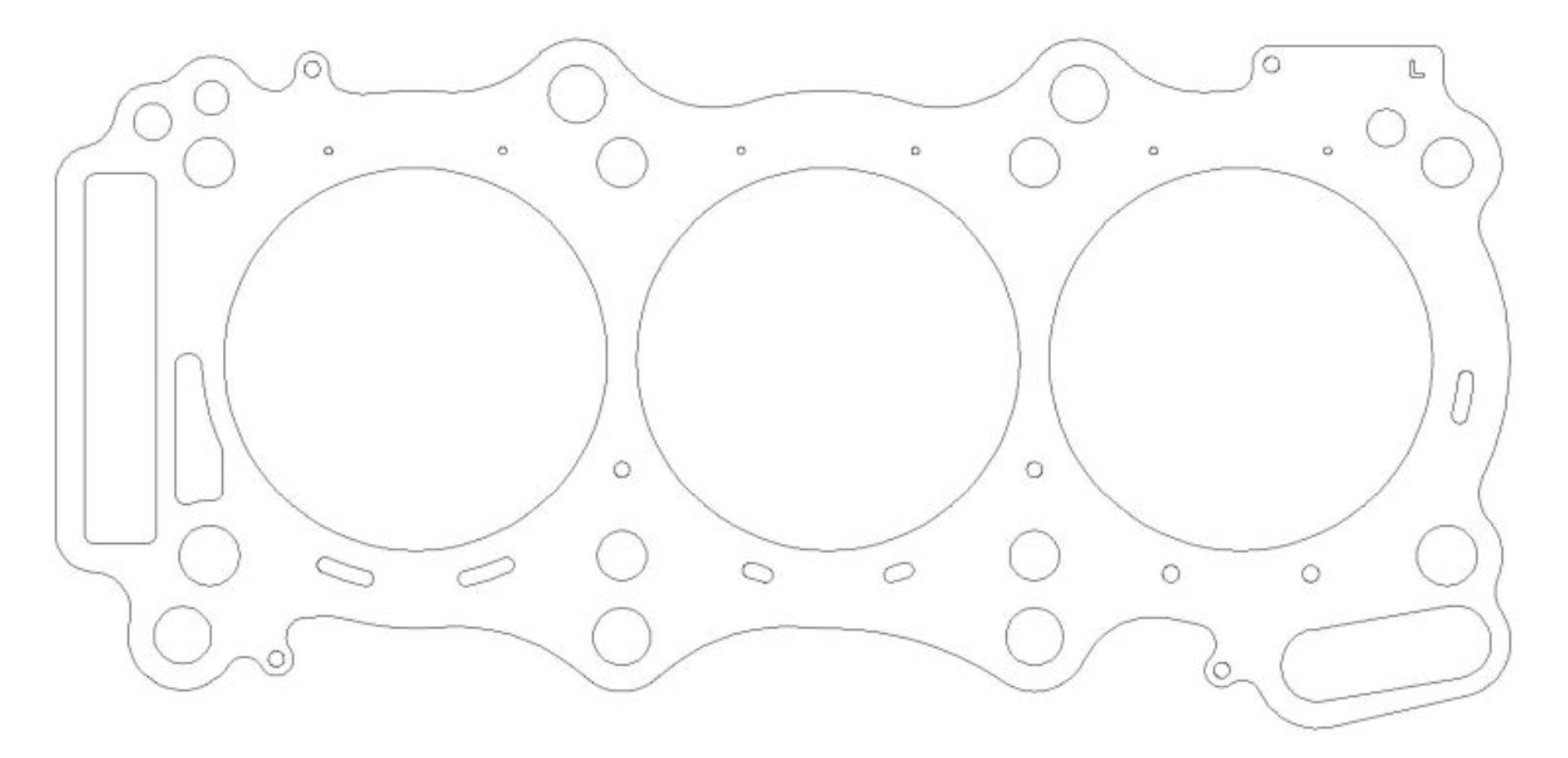 Picture of Cometic 08+ Nissan GT-R VR38DETT 24V V6 3-8L 100mm -030 inch MLS Left Head Gasket