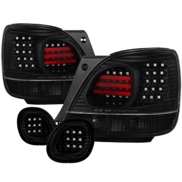 Picture of Spyder 98-05 Lexus GS300 -GS400 4pc LED Tail Lights - Black ALT-YD-LGS98-LED-BK