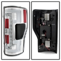 Picture of Spyder 17-18 Ford F-250 Super Duty Excl LED Models LED Tail Lights - Chrome ALT-YD-FS17-LED-C