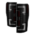 Picture of Spyder 17-18 Ford F-250 Super Duty Excl LED Models LED Tail Lights - Blk Smk ALT-YD-FS17-LED-BSM