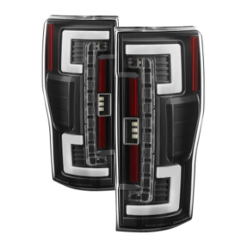Picture of Spyder 17-18 Ford F250 w-Blind Spot Sens--LED Model Only LED Tail Lights-Blk ALT-YD-FS17BS-LED-BK