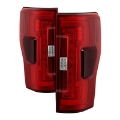 Picture of Spyder 17-18 Ford F-250 SD w-Blind Spot Sens LED Only Tail Lights - Red Clr ALT-YD-FS17BS-LED-RC