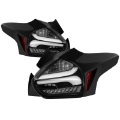 Picture of Spyder 15-17 Ford Focus Hatchback LED Tail Lights w-Indicator-Reverse - Black ALT-YD-FF155D-LED-BK