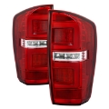 Picture of Spyder 16-17 Toyota Tacoma LED Tail Lights - Red Clear ALT-YD-TT16-LED-RC