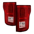 Picture of Spyder 18-19 Ford F-150 w-o Blind Spot Sensor LED Tail Lights - Red Clear ALT-YD-FF15018-LED-RC