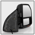 Picture of xTune 08-15 Ford Super Duty LED Telescoping Manual Mirrors - Smk Pair MIR-FDSD08S-G4-MA-RSM-SET