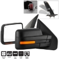 Picture of xTune 07-14 Ford F-150 Heated Amber Seq LED Signal OEM Pwr Mirrors Pair MIR-03FF07-G2-PW-RAM-SET