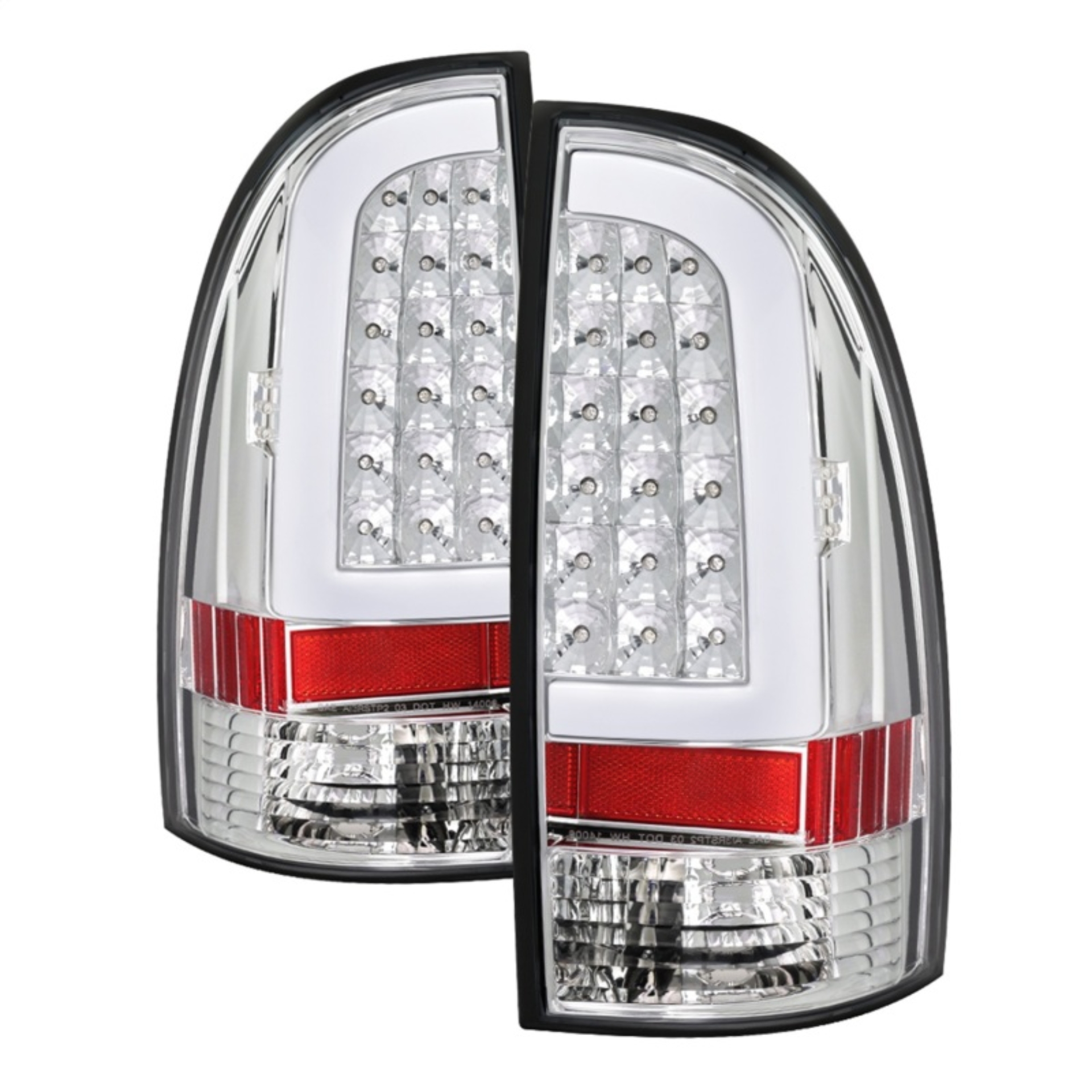 Picture of xTune 05-15 Toyota Tacoma Excl Models w-LED Light Bar LED Tail Lights -Chrm ALT-ON-TT05-LBLED-C
