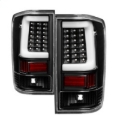 Picture of xTune 04-15 Nissan Titan Light Bar LED Tail Lights - Black ALT-ON-NTI04-LBLED-BK
