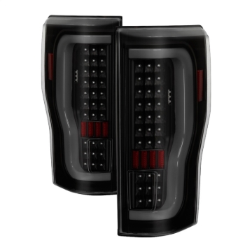 Picture of xTune 17-18 Ford F-250 Super Duty Excl LED Models LED Tail Lights-Blk Smk ALT-ON-FS17-LBLED-BSM