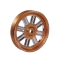 Picture of Fleece Performance Dodge Cummins Dual Pump Spoke Pulley For Use w- FPE Dual Pump Bracket Orange