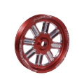 Picture of Fleece Performance Dodge Cummins Dual Pump Spoke Pulley For Use w- FPE Dual Pump Bracket Red