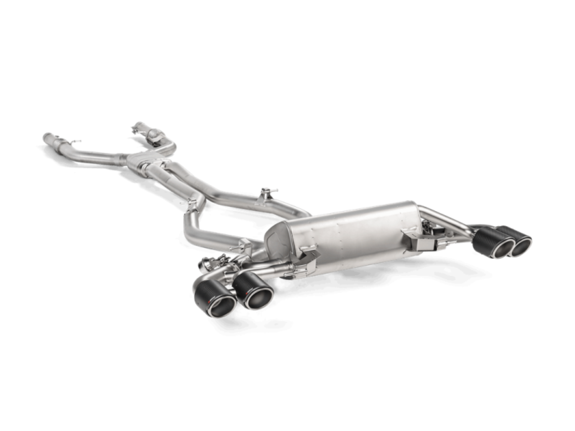 Picture of Akrapovic 17-19 Alfa Romeo Giulia Quadrifoglio Evolution Link Pipe Set Titanium