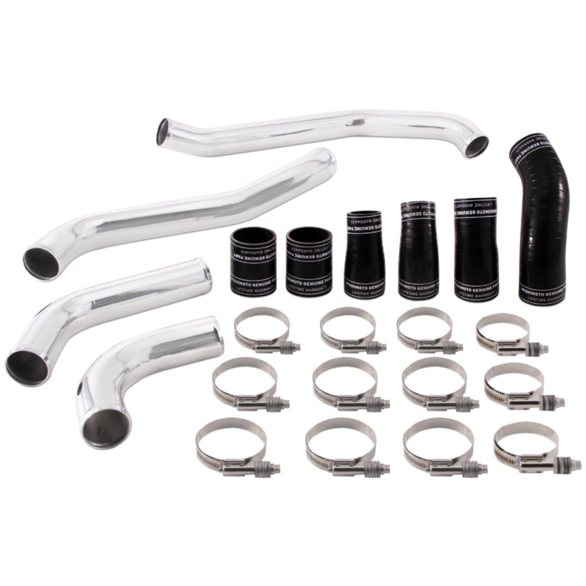 Picture of Mishimoto 2017+ Ford F150 3-5L EcoBoost Hot-Side Intercooler Pipe Kit - Polished