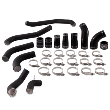 Picture of Mishimoto 2017+ Ford F150 3-5L EcoBoost Intercooler Pipe Kit - Wrinkle Black