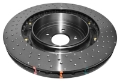 Picture of DBA 12-19 Jeep Grand Cherokee SRT8 5000 Series Drilled Front Brake Rotor 2 Piece w- Hats